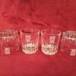 Vintage Chivas Regal whiskey glasses